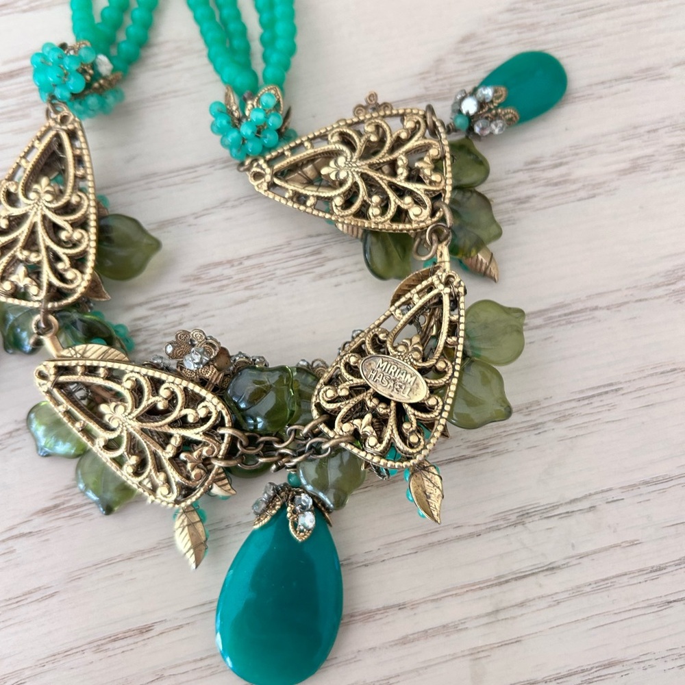 Miriam Haskell Statement Necklace - image 5